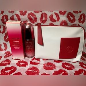 Shiseido Ultimune Power Infusing Concentrate With Shiseido Cosmetics Bag